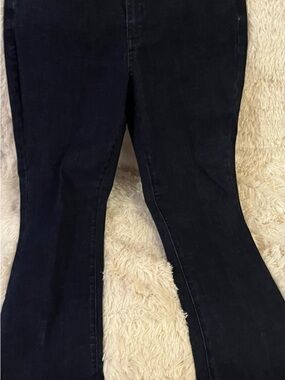 NYDJ Black Flare Jeans - Stretch Wide Leg